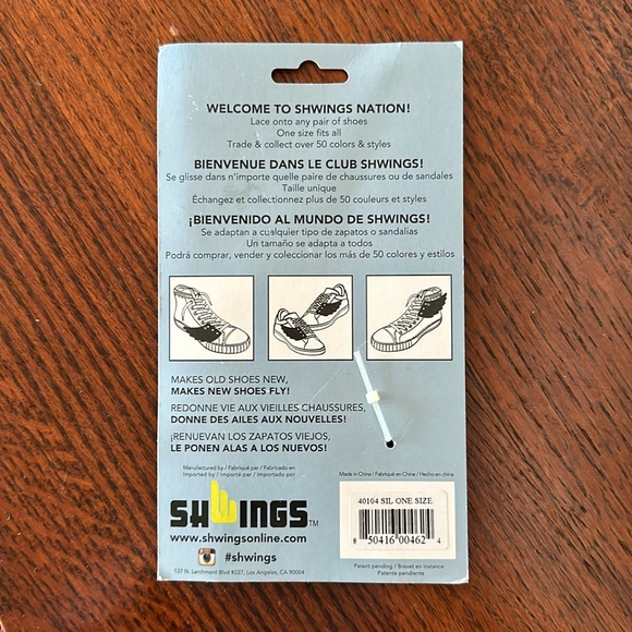 Shwings Shoe Wings Thunderbolt BRAND NEW - Picture 2 of 3